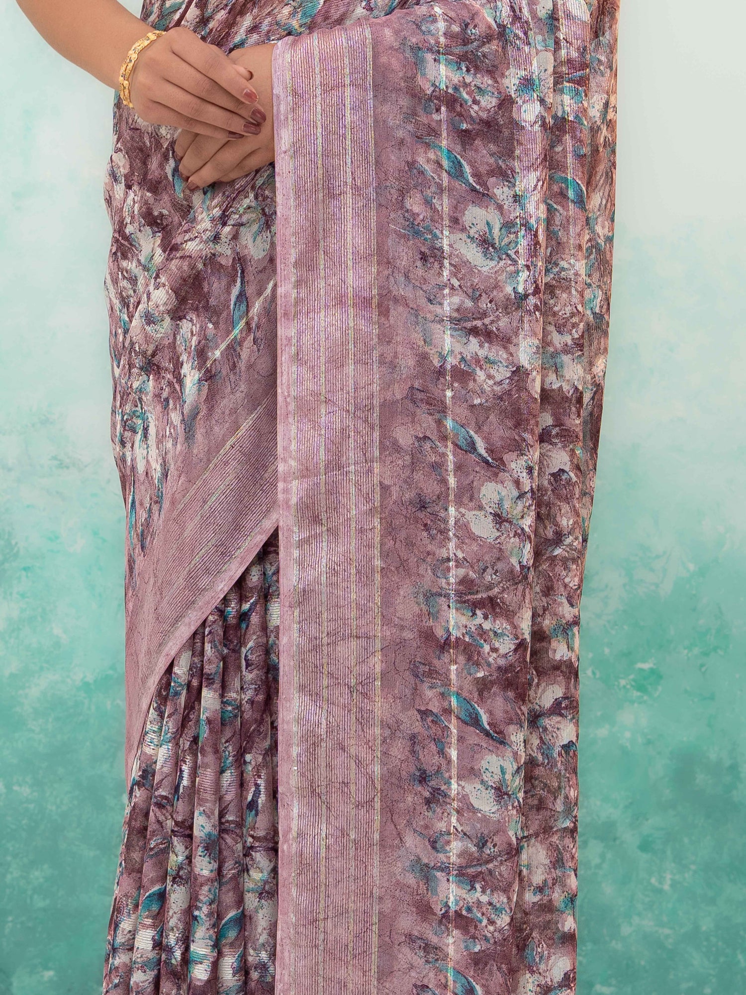 Purple Weightless Saree