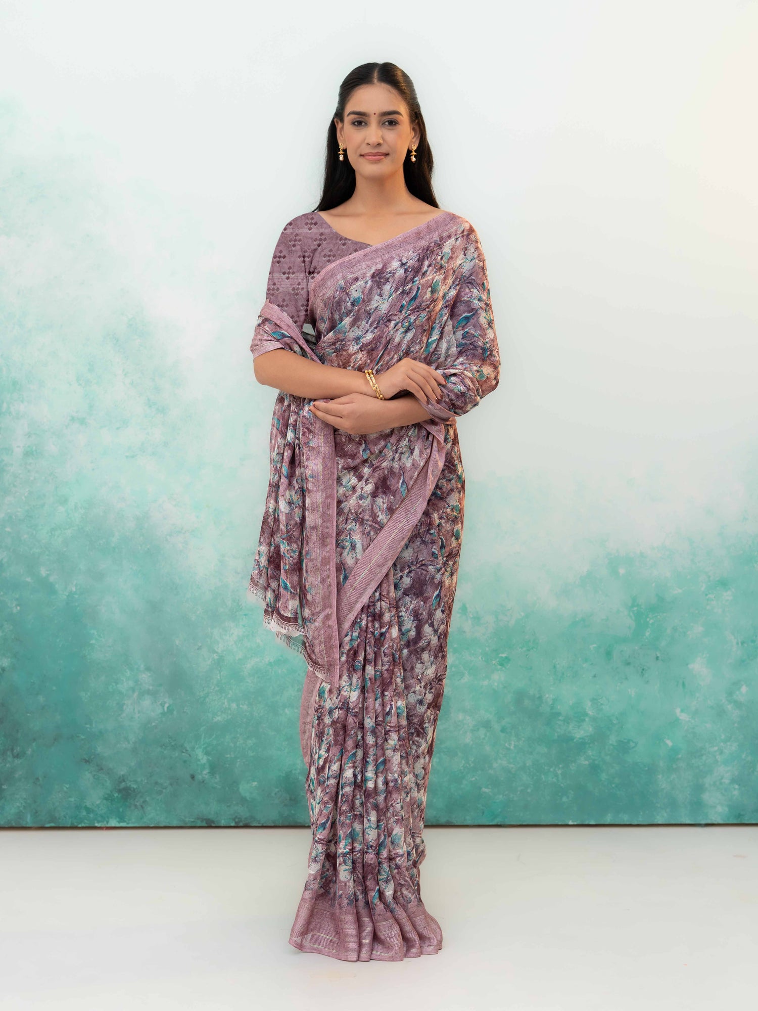 Purple Weightless Saree