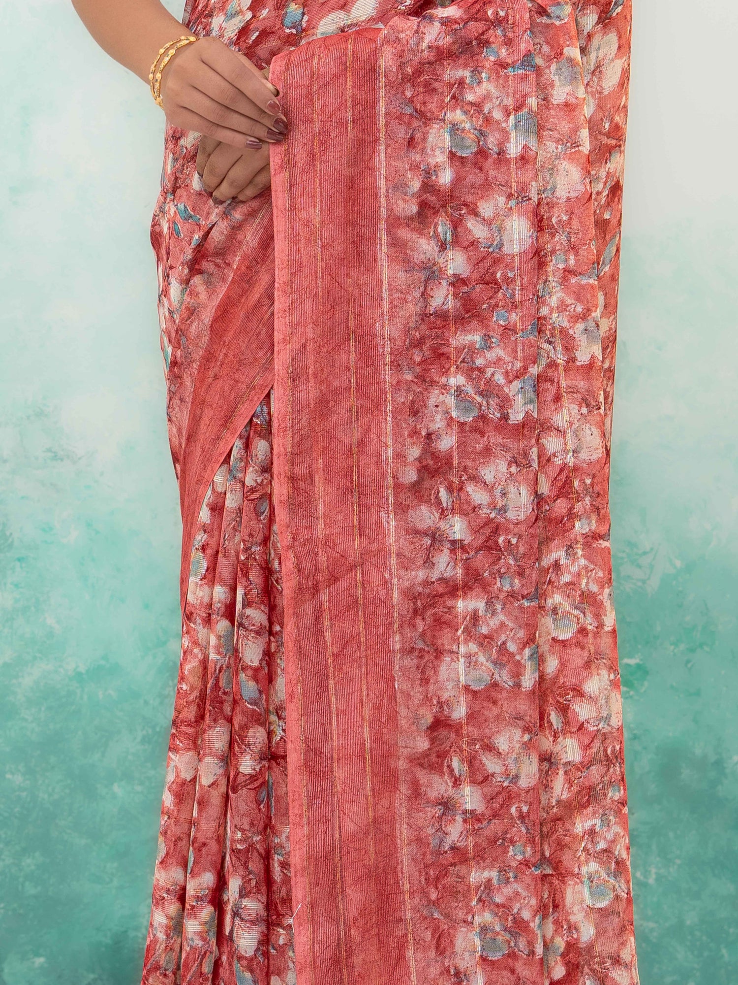 Pink Weightless Saree