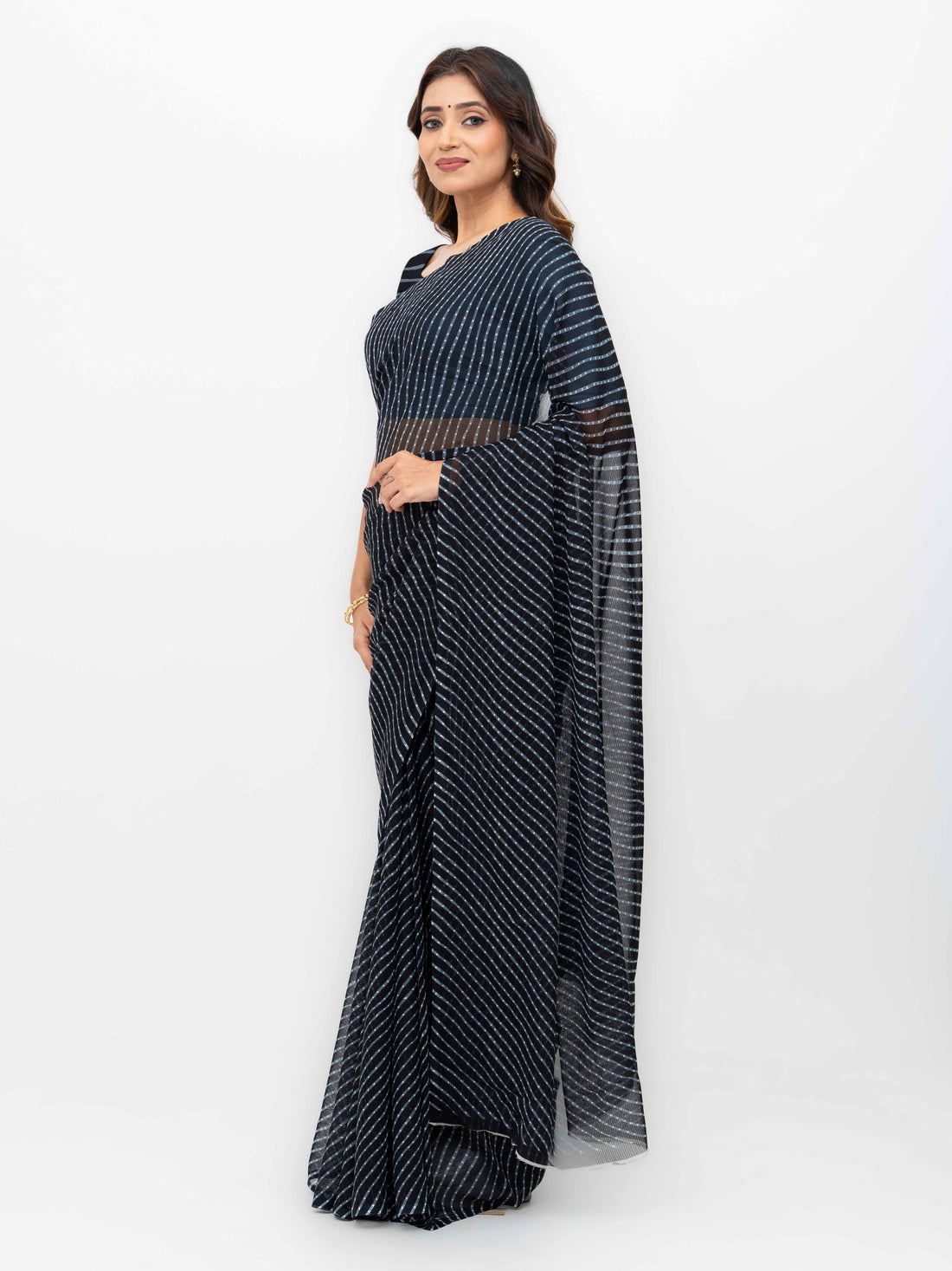 Black Chiffon Saree