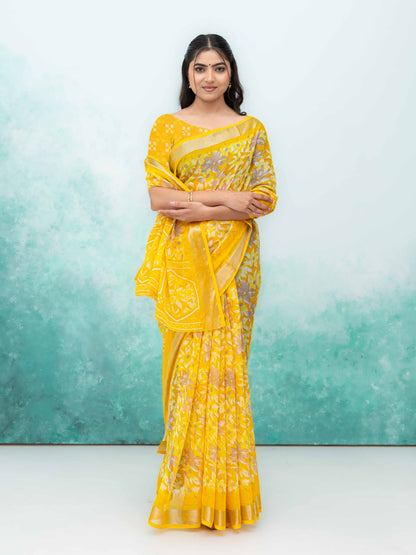 Lemon Weightless Saree