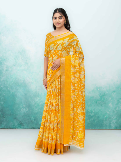 Yellow Weightless Saree