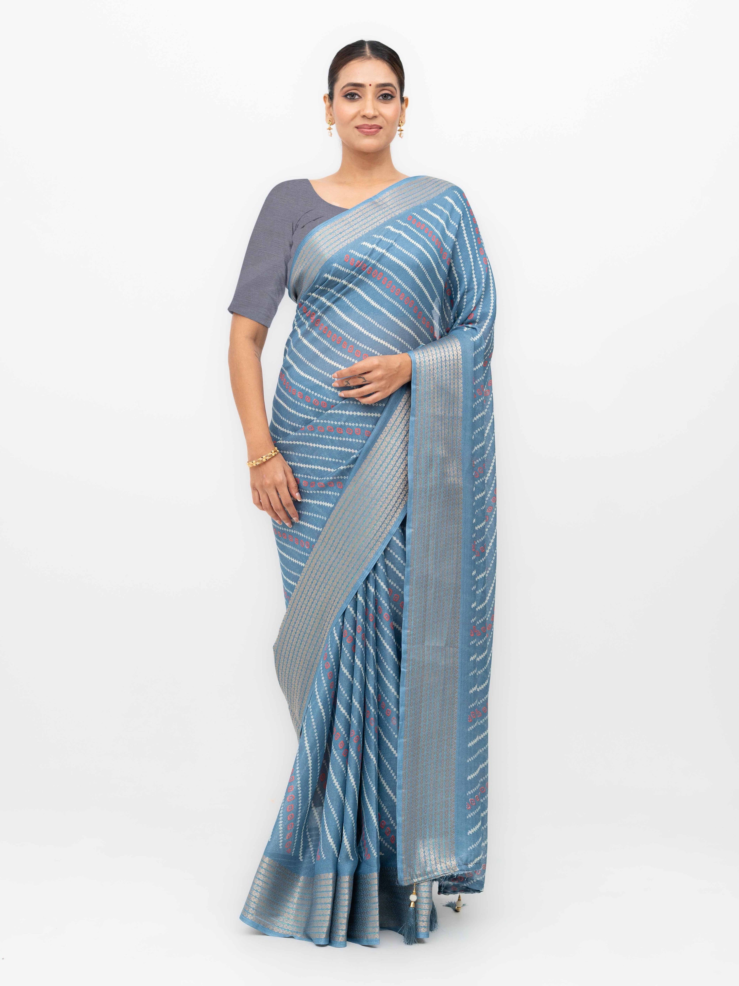 Blue Moss Mellow Saree