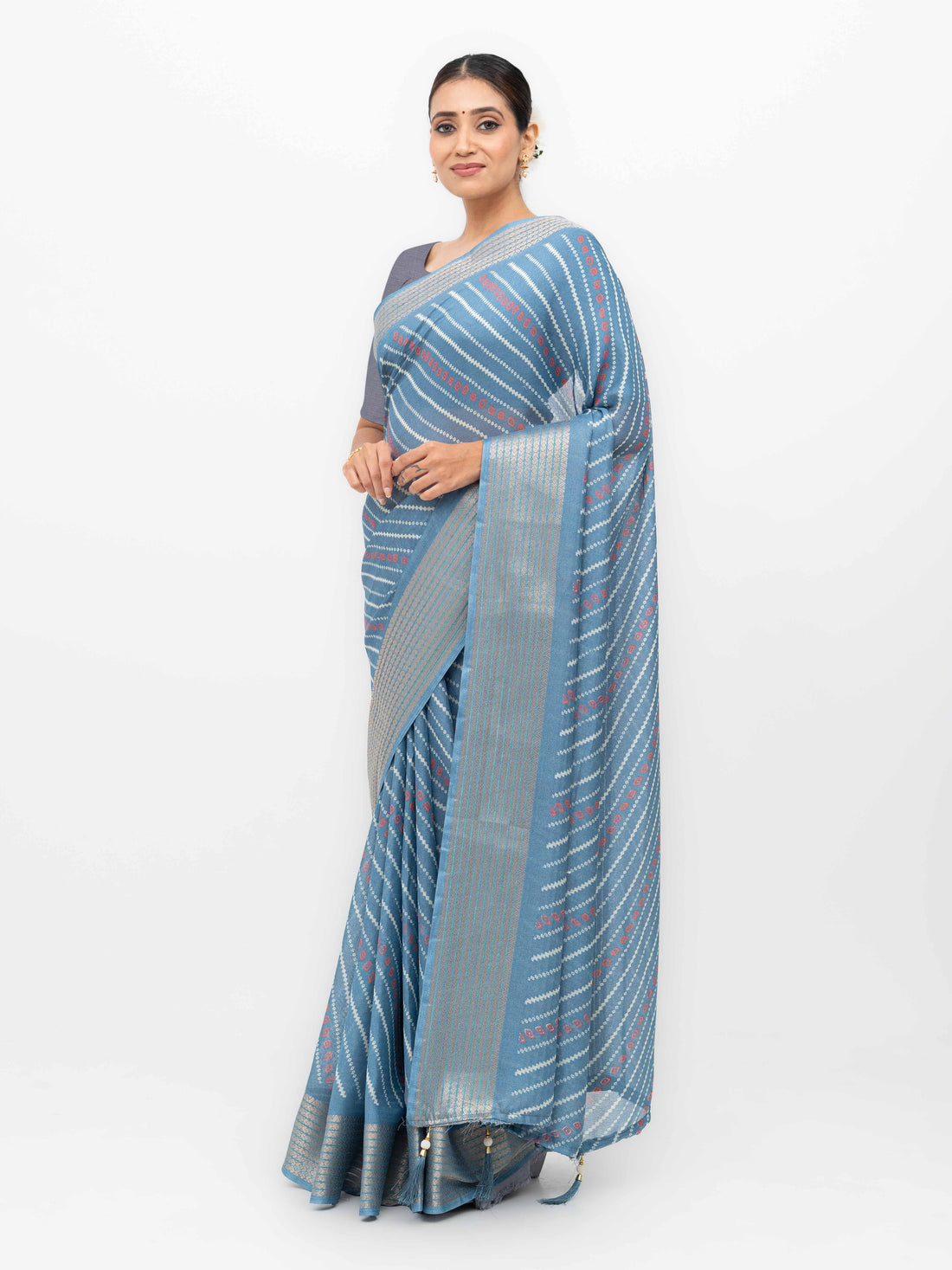 Blue Moss Mellow Saree