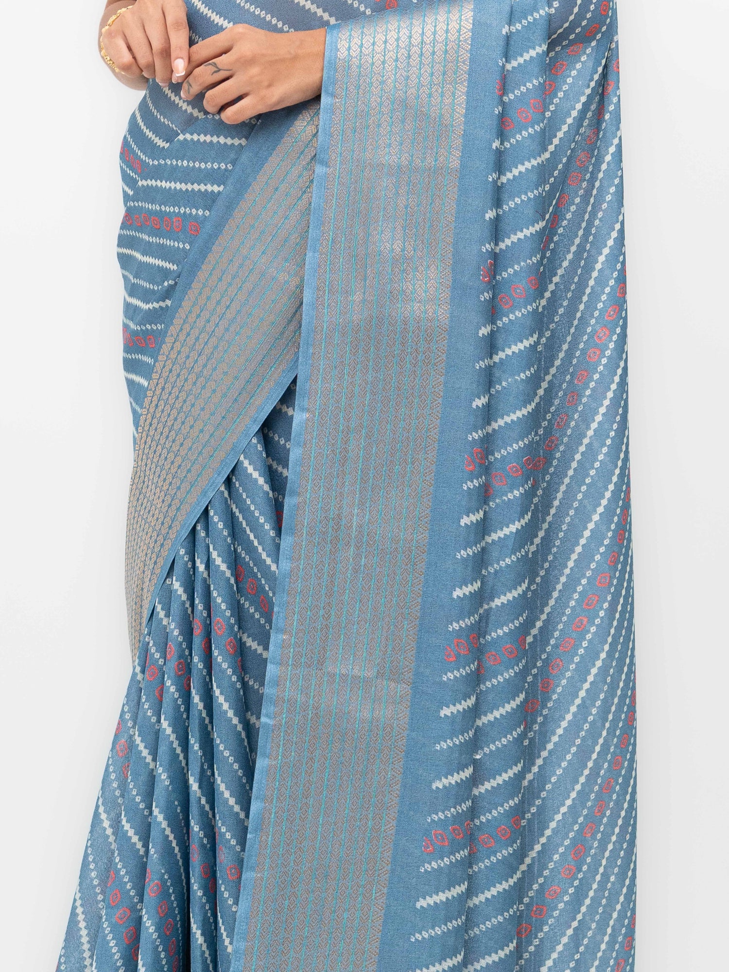 Blue Moss Mellow Saree