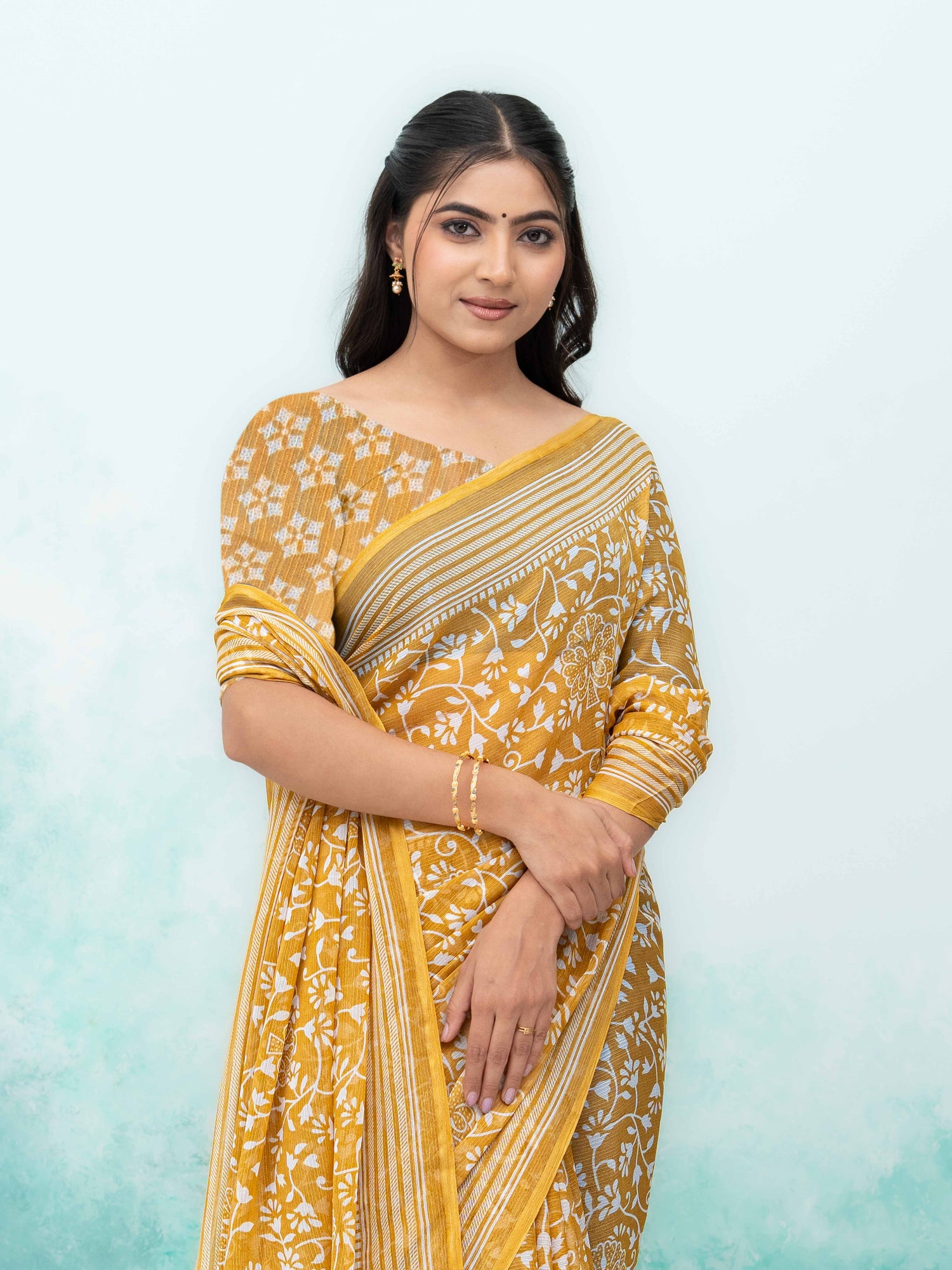 Yellow Weightless Saree