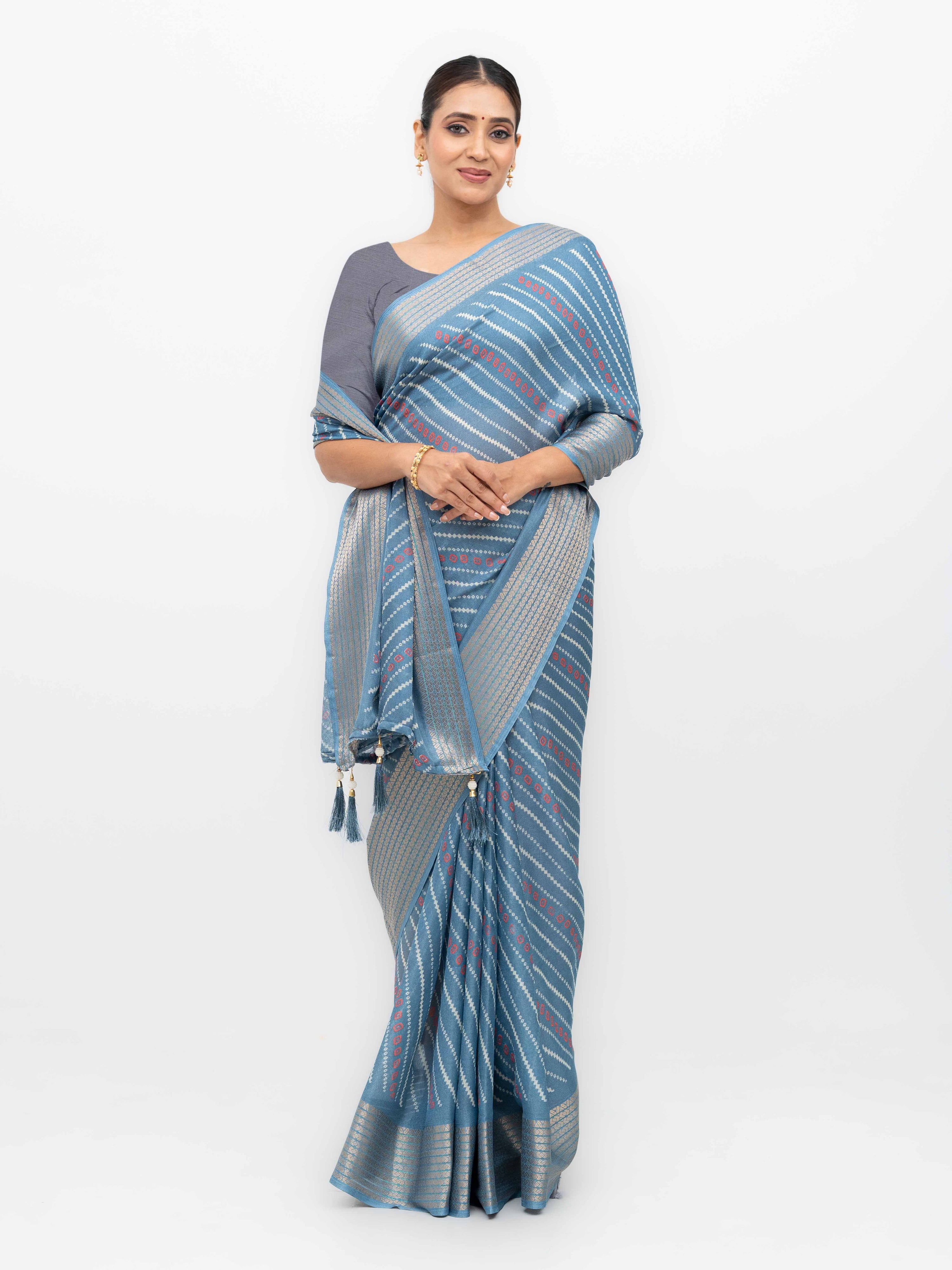 Blue Moss Mellow Saree