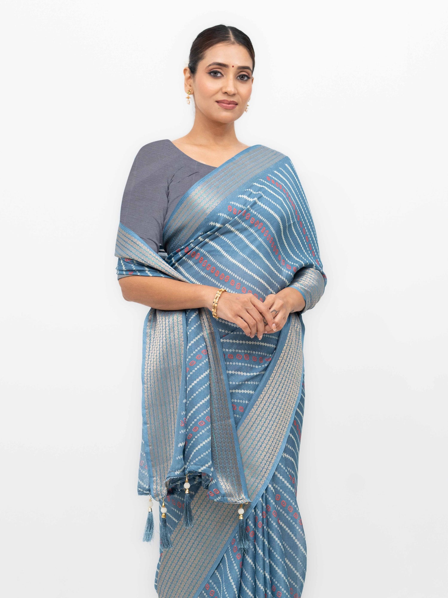 Blue Moss Mellow Saree