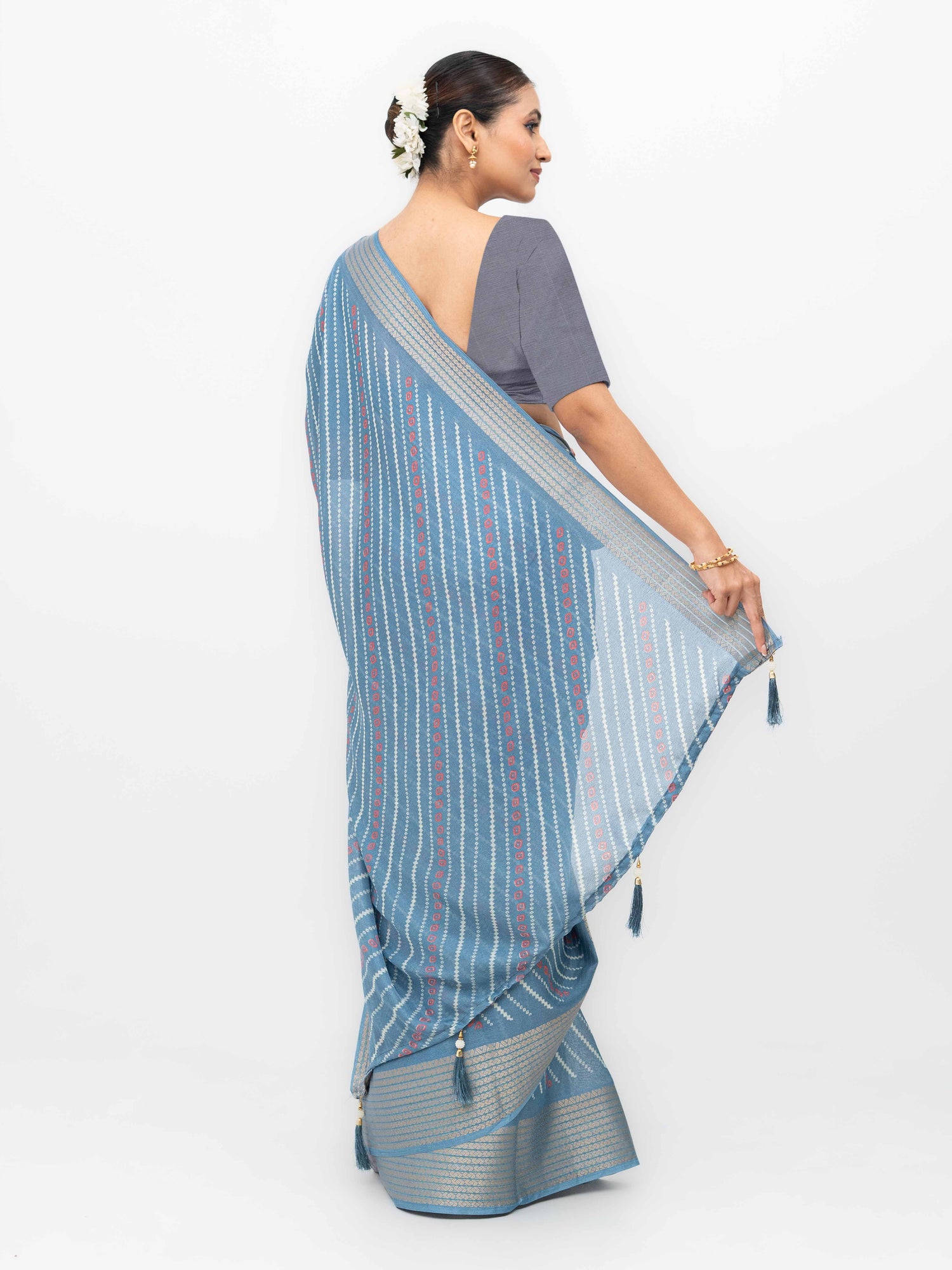 Blue Moss Mellow Saree