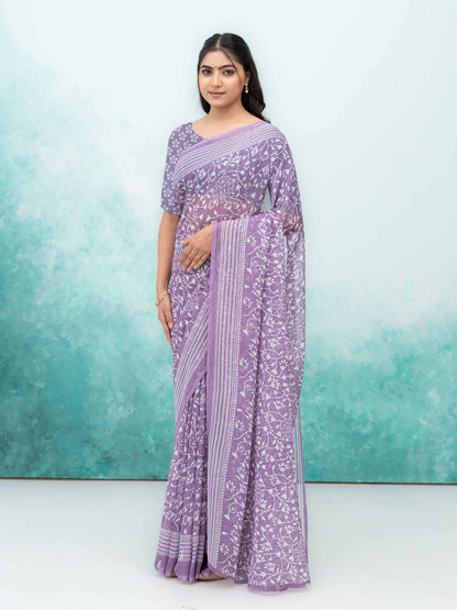 Purple Weightless Saree
