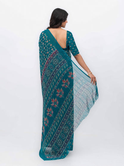 Rama Georgette Saree