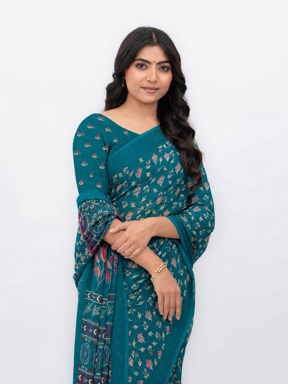 Rama Georgette Saree